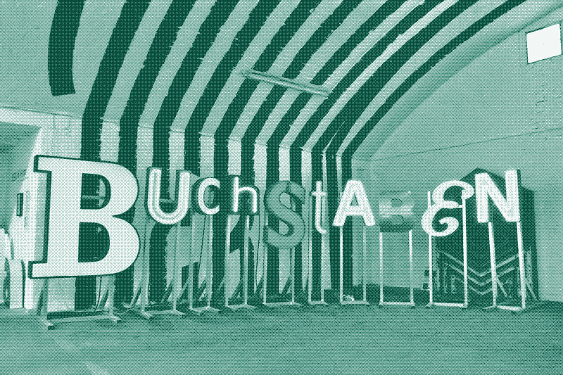 Letters from different shops scrambled together