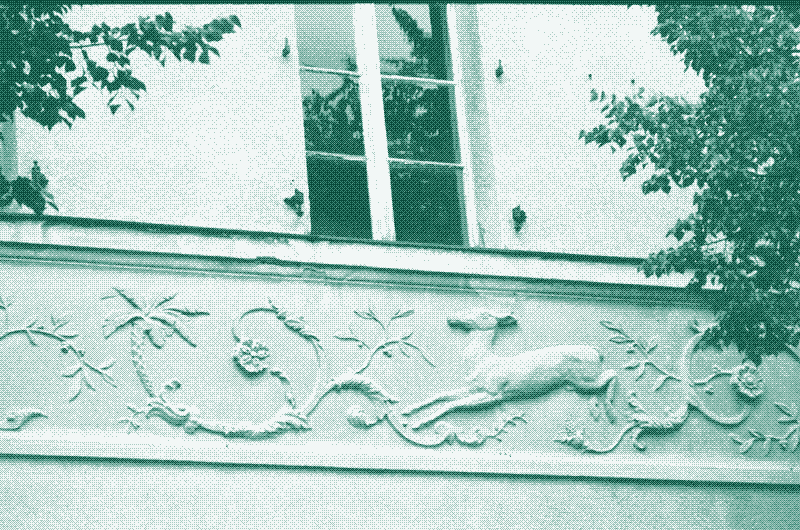 The relief from the Hirsch villa. I was suprised that the Nazis didn&rsquo;t erased it.